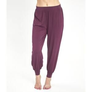 LIVELY Women's S 4/6 All-Day Jogger Pants, Plum Athleisure Comfy Modal Fabric